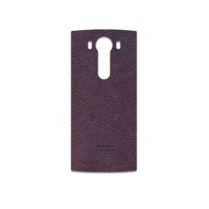 MAHOOT Purple-Leather Cover Sticker for LG V10