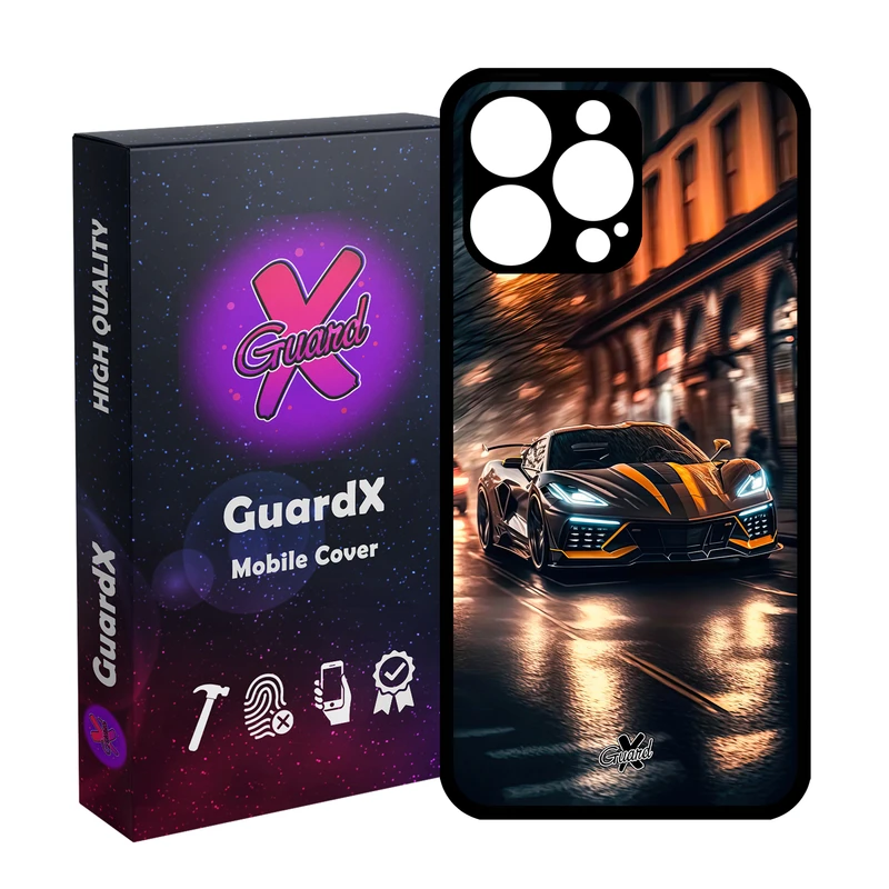 کاور گارد ایکس طرح ماشین مدل Glass10624 مناسب برای گوشی موبایل اپل iPhone 14 Pro Max