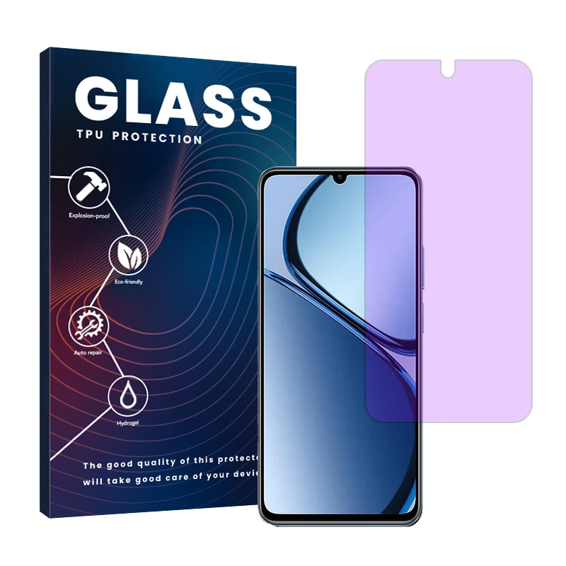 محافظ صفحه نمایش آنتی پرپل گلس مدل Resistant مناسب برای گوشی موبایل ریلمی C63 5G