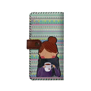 کیف پول چرمی ترمه طراحان ایده مدل بنددار خاک بر سر کن غم ایام را کد trm049