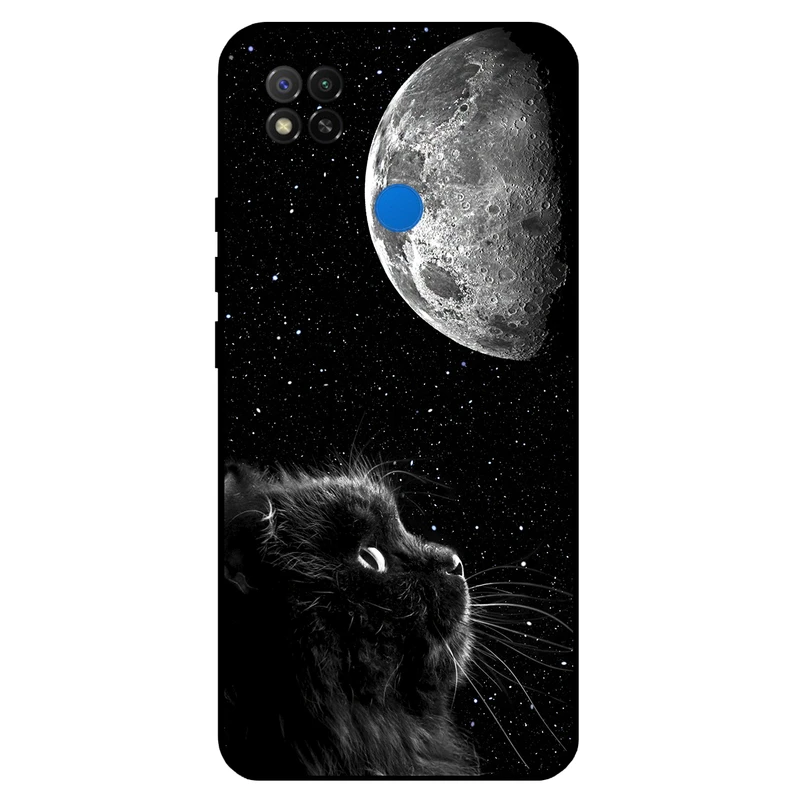 کاور مگافون طرح گربه مدل 1882 مناسب برای گوشی موبایل شیائومی Redmi 9C / 9C NFC