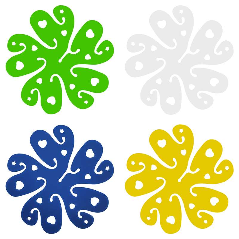 استند بادکنک مدل flower بسته 4 عددی