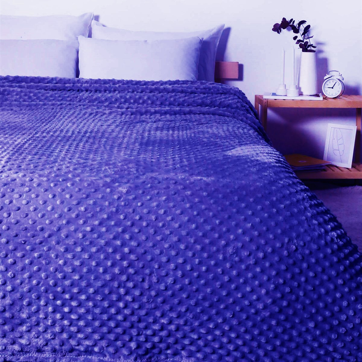 پتو مرینوس مدل Pearl Lacivert دو نفره سایز 220×200 سانتی متر
