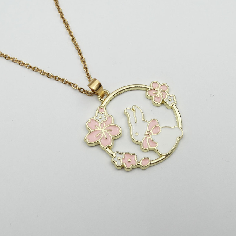 گردنبند دخترانه مدل خرگوش و گل های زیبا کد GZ-Beh-40 گردنبند دخترانه مدل خرگوش و گل های زیبا کد GZ-Beh-40