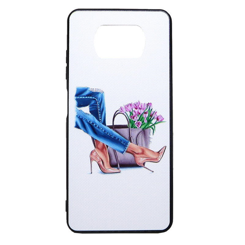 کاور طرح کیف و کفش مدل KTP-017 مناسب برای گوشی موبایل شیائومی POCO X3 به همراه پایه نگهدارنده