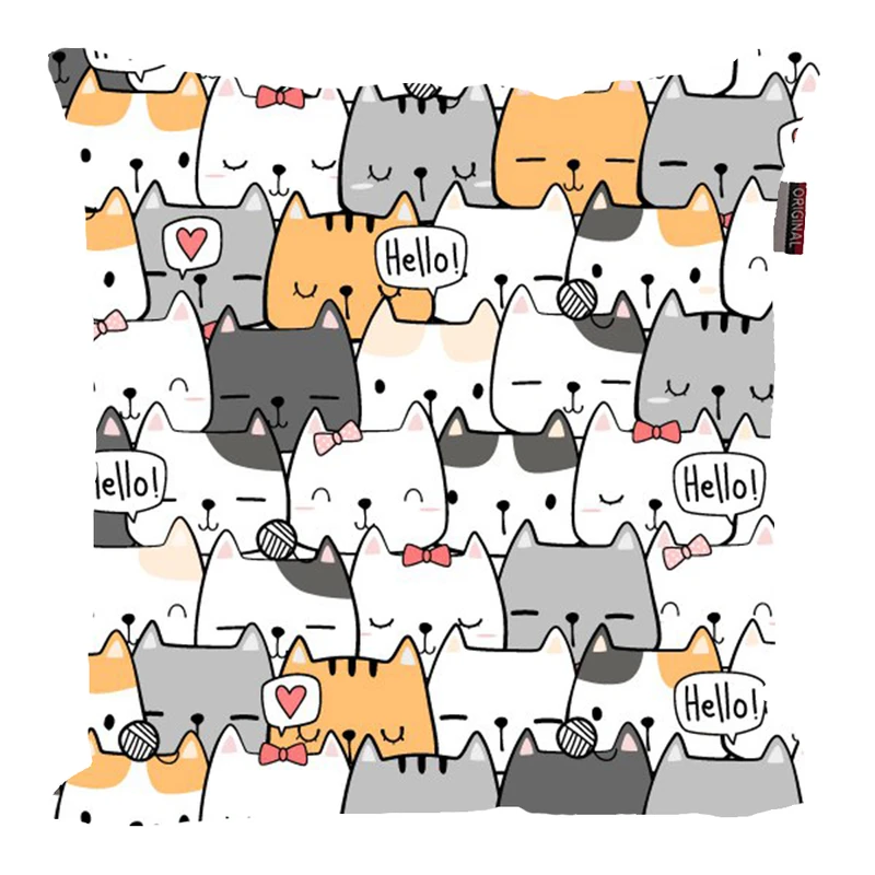 کوسن پاد آفرین مدل فانتزی طرح گربه کد p381