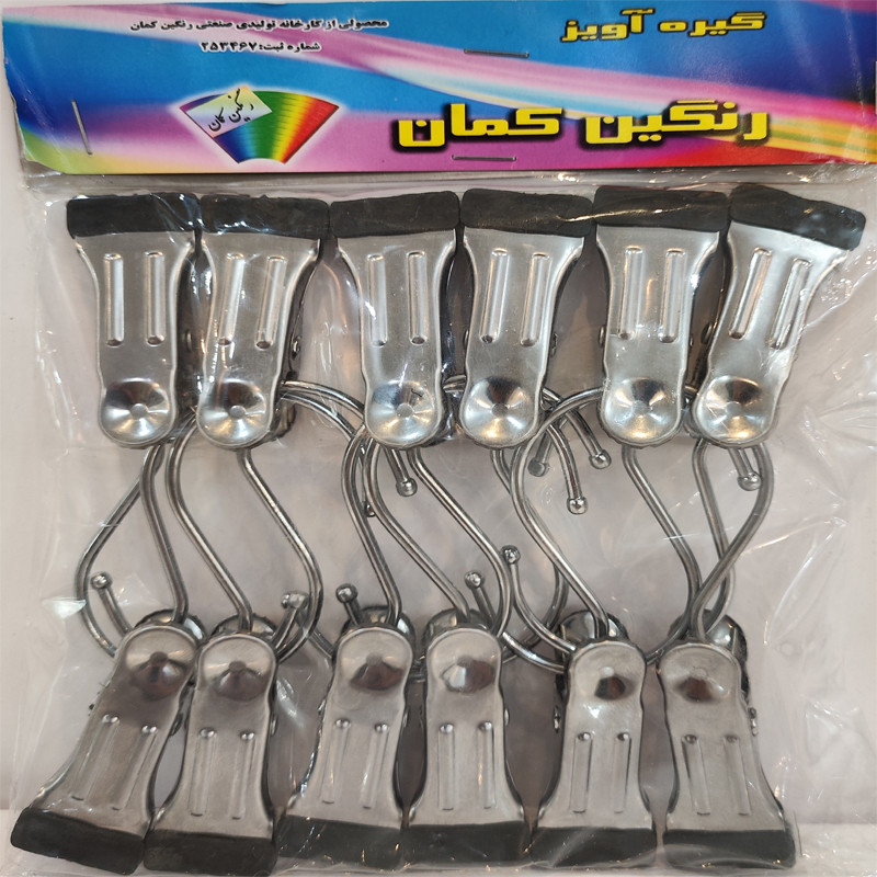 گیره دستکش مدل RK بسته 2 عددی