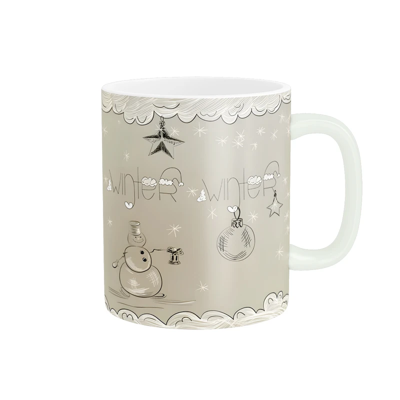 ماگ مدل نقاشی زمستانی کد 1570