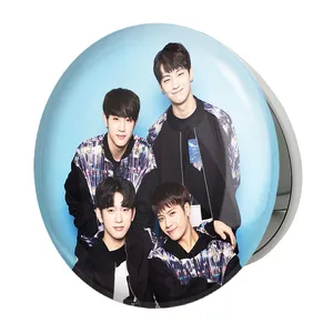 آینه جیبی خندالو طرح گروه گات سون GOT7 مدل تاشو کد 21024 