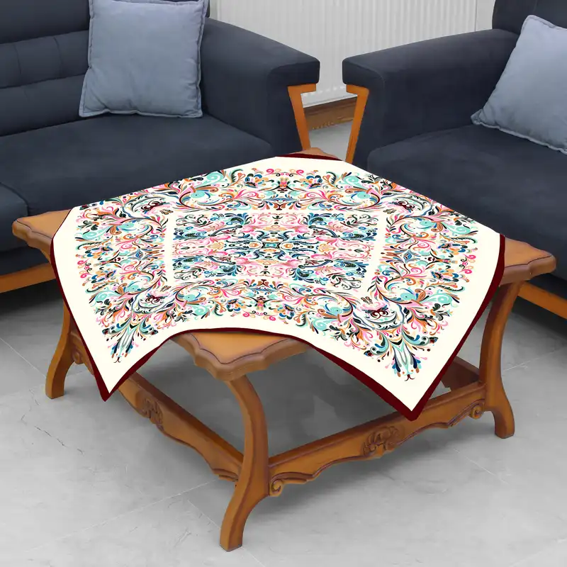 رومیزی طرح اسلیمی کد 9968.2