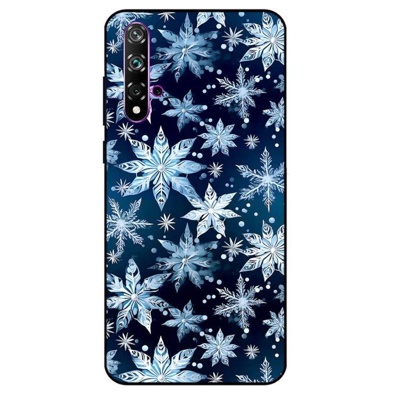 کاور مگافون طرح برف مدل 2824 مناسب برای گوشی موبایل هوآوی Nova 5T 