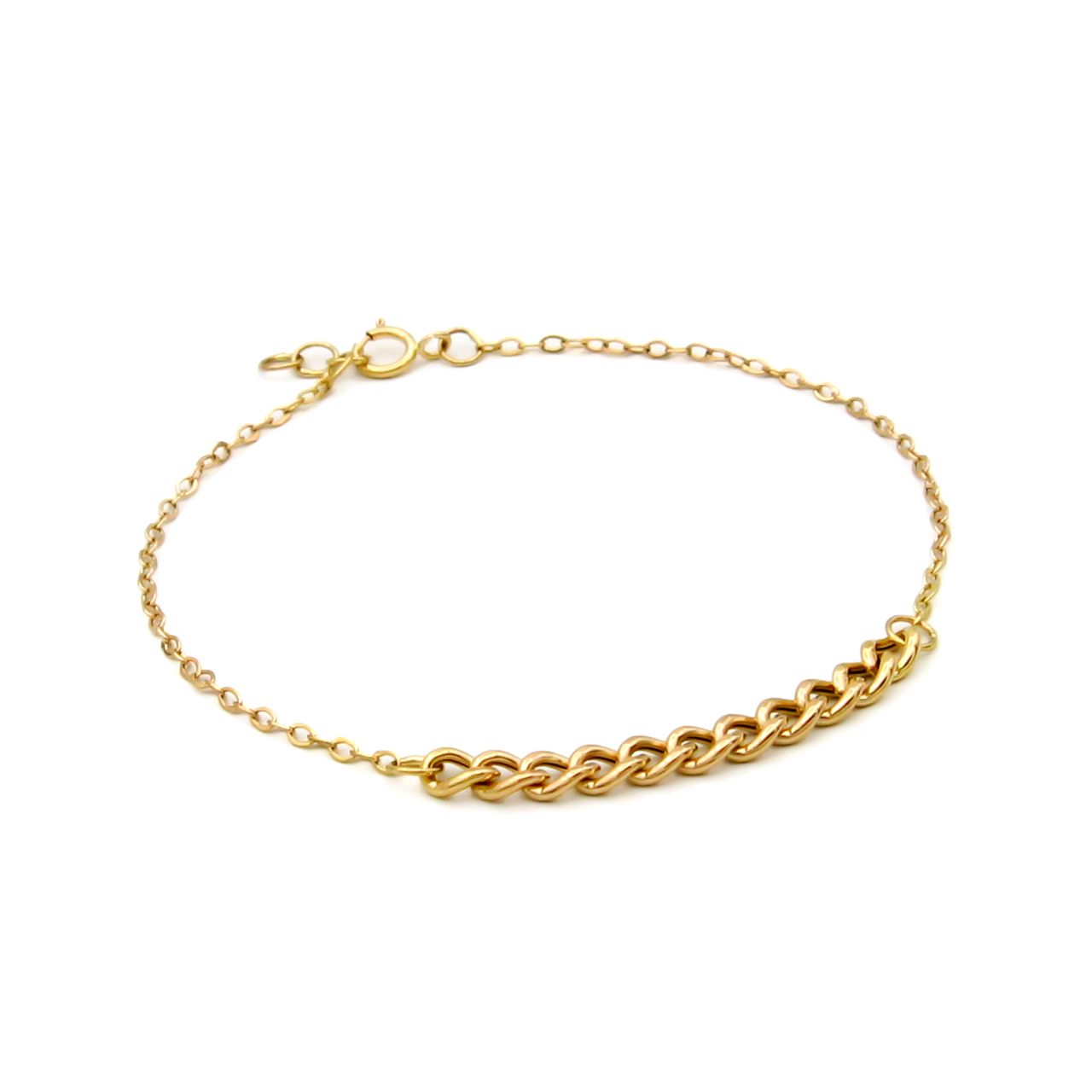 دستبند طلا 18 عیار زنانه کاپانی مدل KB015 -  - 3