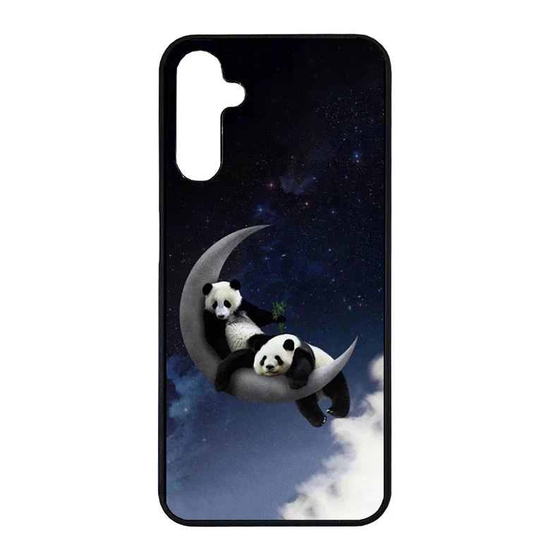 کاور طرح پانداها روی ماه مناسب برای گوشی موبایل سامسونگ galaxy a14 5g
