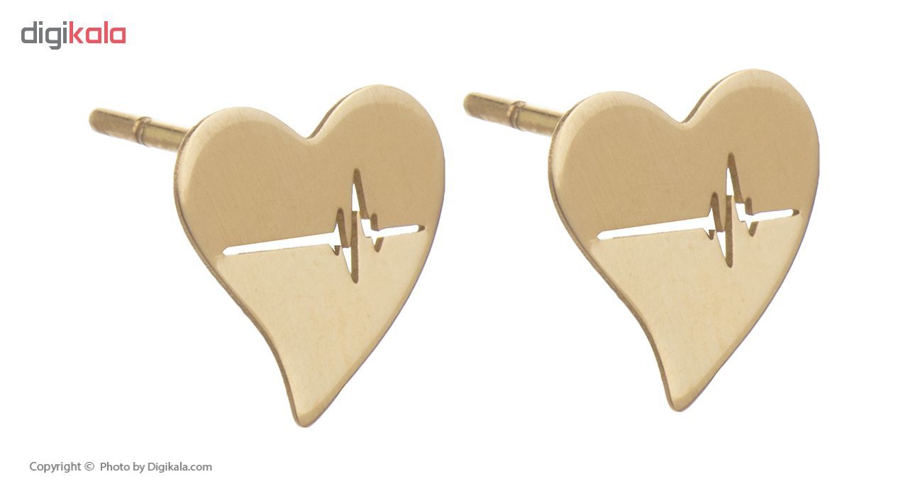 گوشواره طلا 18 عیار زنانه مدل TA126 -  - 2