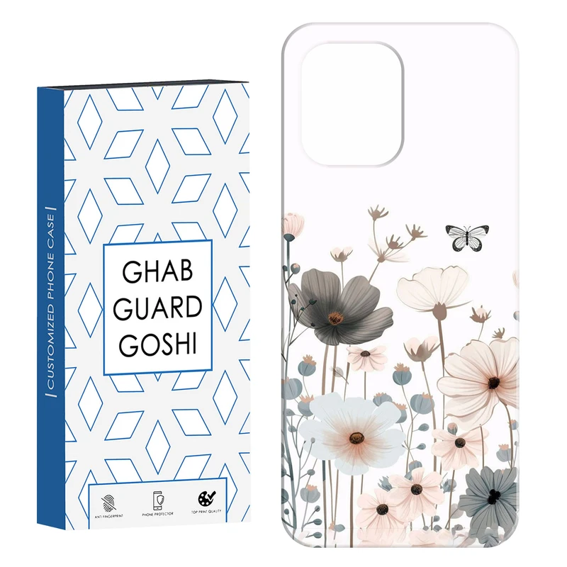 کاور قاب گارد گوشی طرح گل کد Dimo-135 مناسب برای گوشی موبایل شیائومی Redmi 12