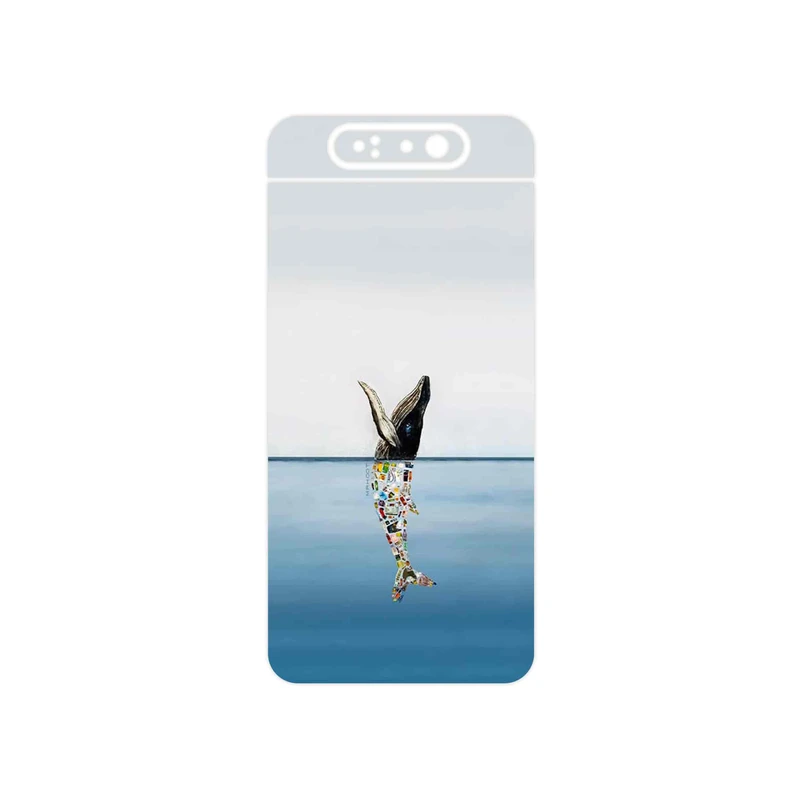 برچسب پوششی ماهوت مدل Collage of Sea Trash مناسب برای گوشی موبایل سامسونگ Galaxy A80