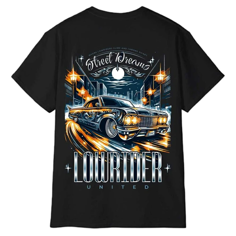 تی‌شرت آستین کوتاه مردانه پاد آفرین مدل ماشین کلاسیک کد 1778