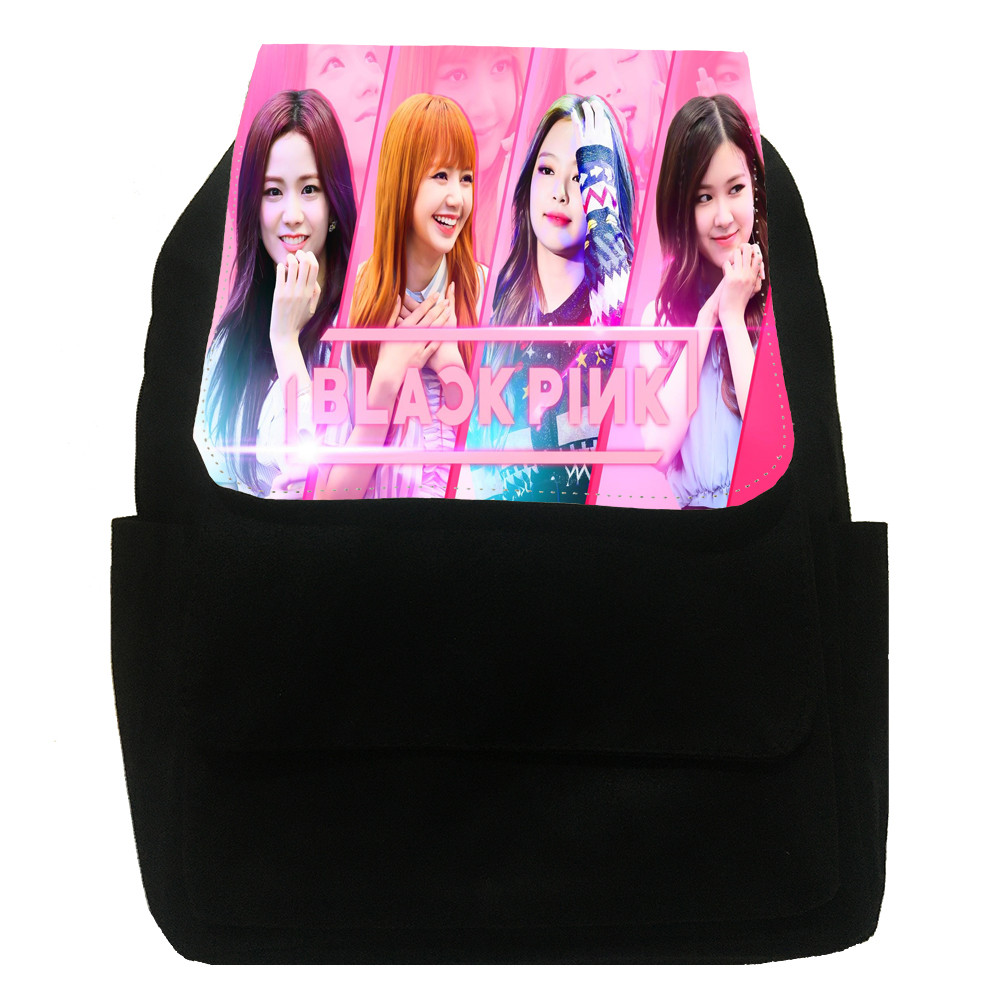 کوله پشتی طرح بلک پینک کد pb17