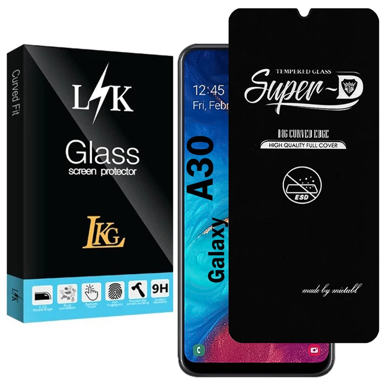 محافظ صفحه نمایش شیشه ای ال کا جی مدل SupD-Lk مناسب برای گوشی موبایل سامسونگ Galaxy A30