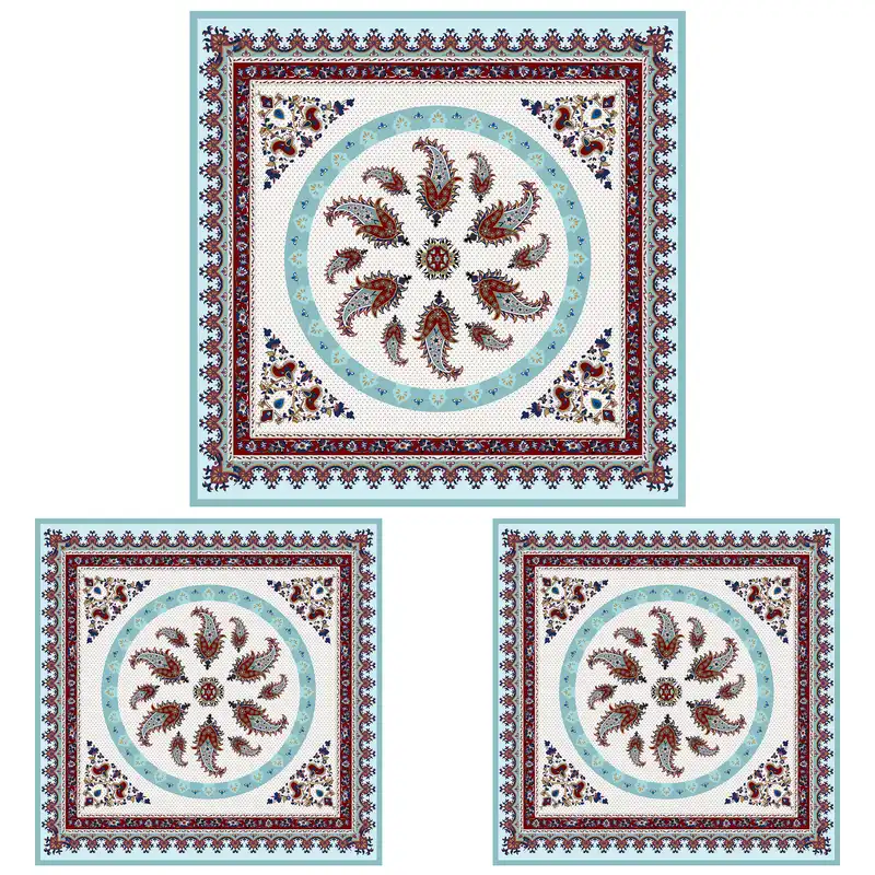 ست رومیزی سه تکه طرح قلمکار کد 140074