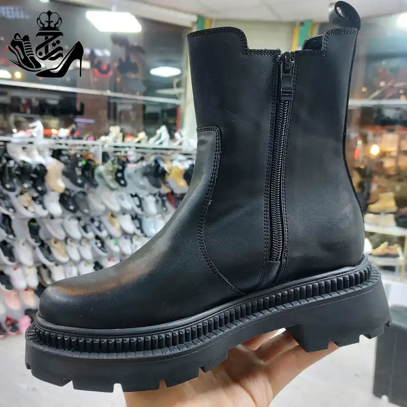 نیم بوت زنانه مدل بغل زیب و کش