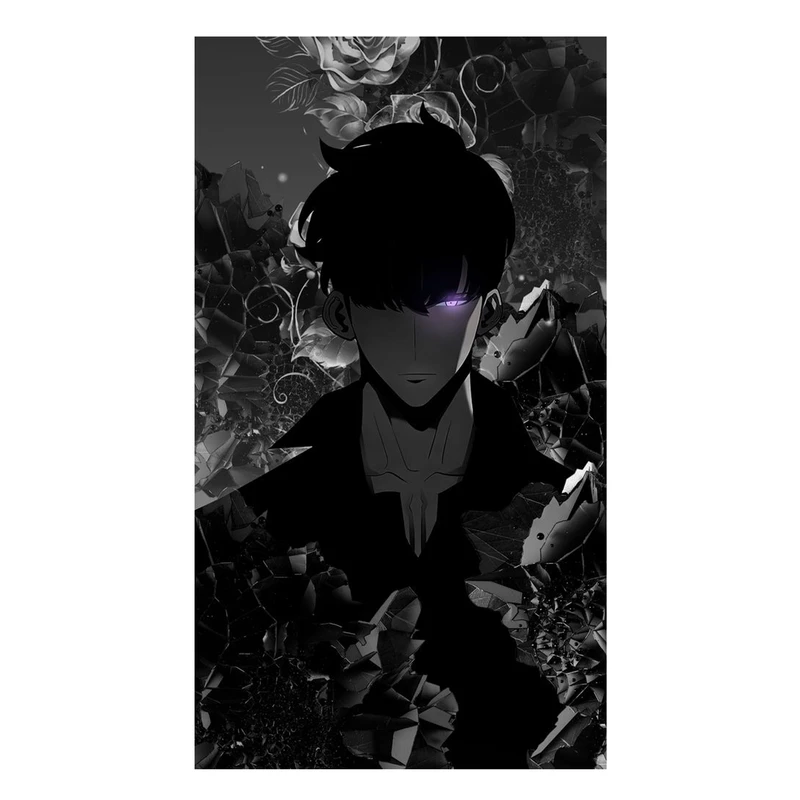 استیکر لپ تاپ و موبایل مدل انیمه طرح سولو لولینگ سونگ جین وو solo leveling sung jin woo کد 380