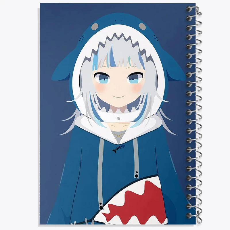 دفتر نقاشی 50 برگ خندالو مدل دختر انیمه ای کد 18092