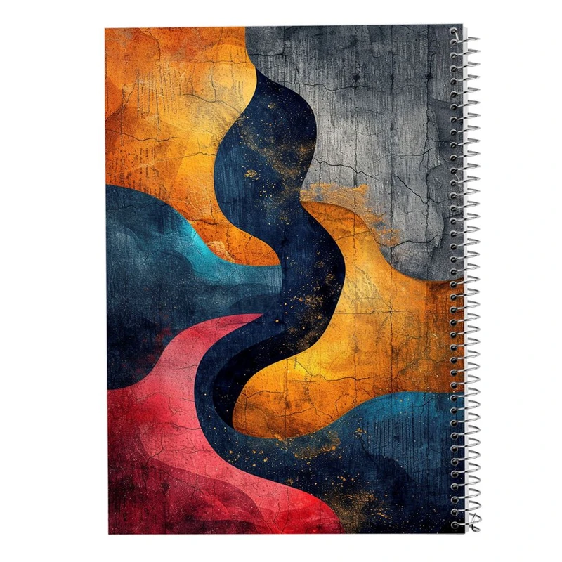 دفتر شطرنجی 50 برگ مدوپد طرح اشکال فانتزی کد DF16088