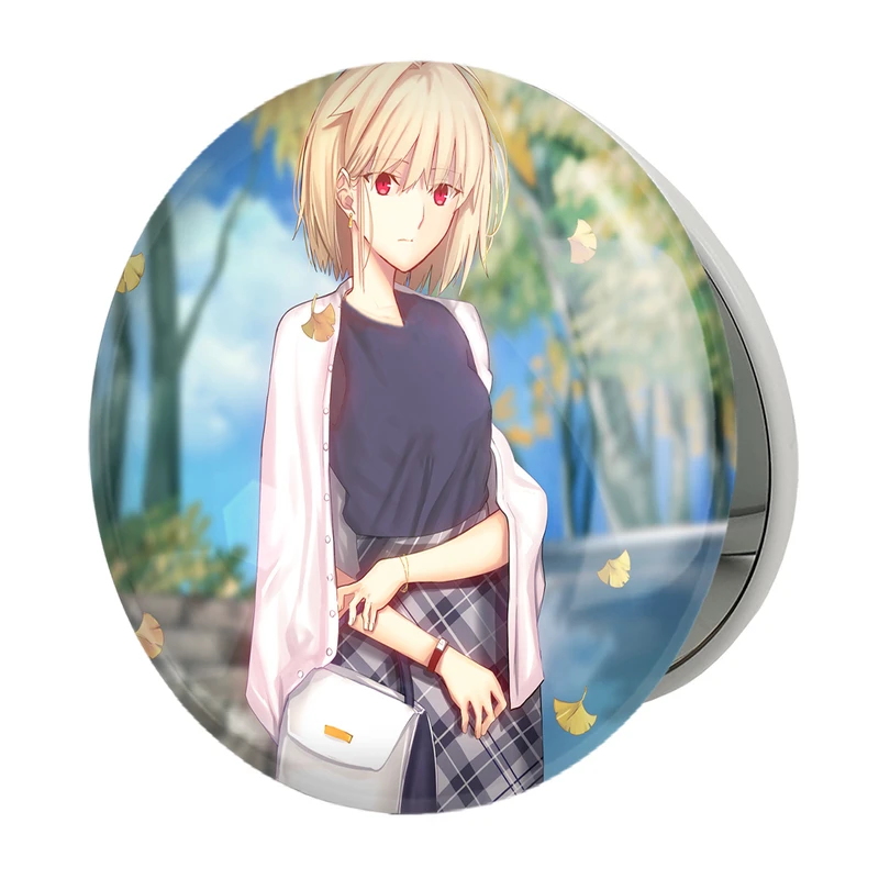 آینه جیبی خندالو طرح بازی تسوکی هیمه‌ (Tsukihime) مدل تاشو کد 34518