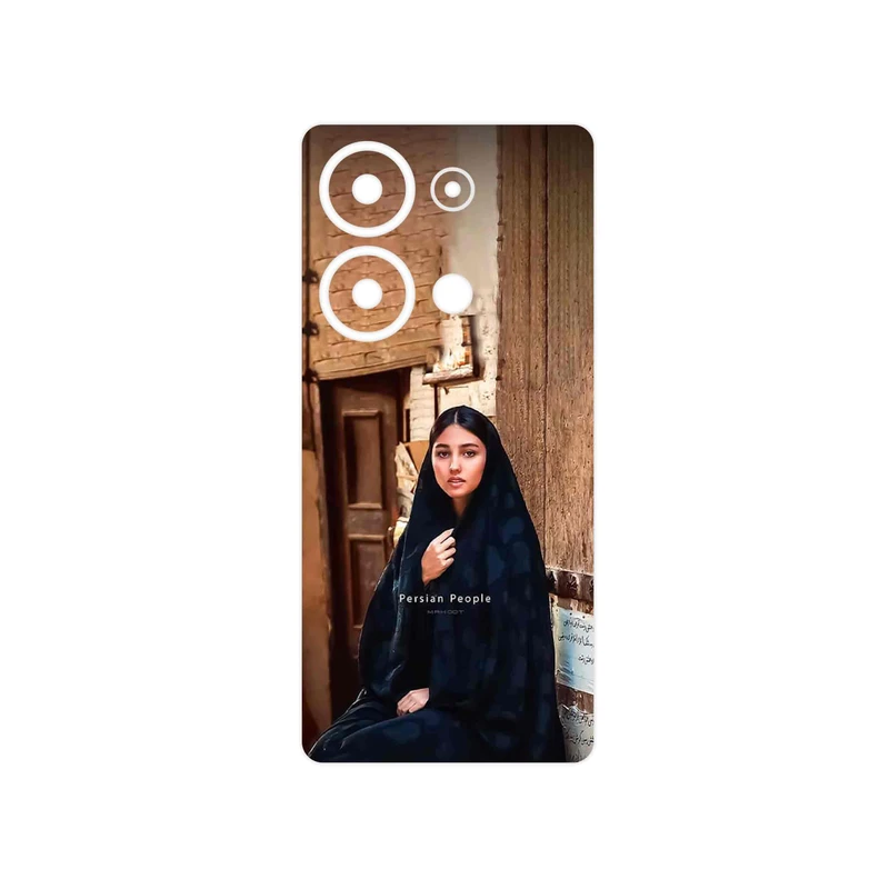 برچسب پوششی ماهوت مدل Portrait of an Iranian Woman مناسب برای گوشی موبایل شیائومی Redmi Note 13 Pro 4G