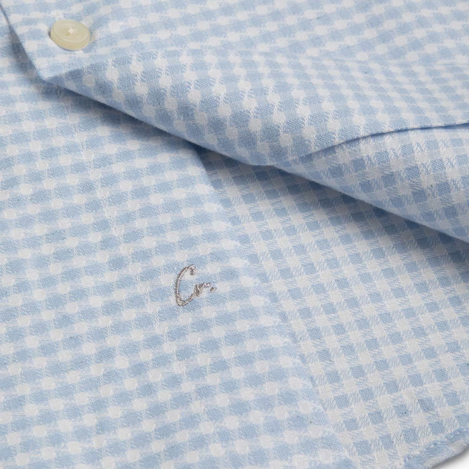 پیراهن آستین بلند یقه برگردان مردانه کروم مدل لینن 2510129 - - 6