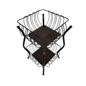 سبد سیب زمینی و پیاز مدل ماربل