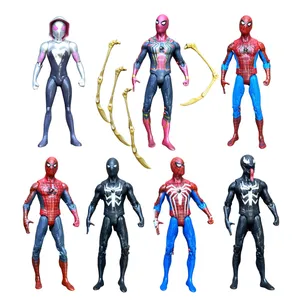 اکشن فیگور مدل مرد عنکبوتی و ونوم کد 0117 مجموعه 7 عددی