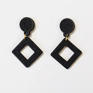 گوشواره زنانه طرح لوزی مدل 125