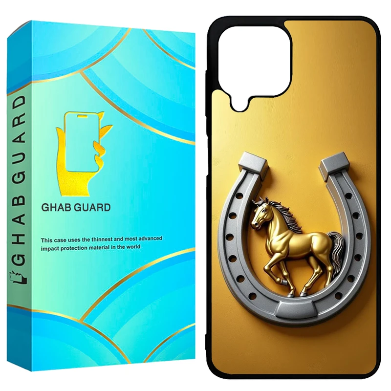 کاور قاب گارد طرح نعل اسب مدل GCHPA224 مناسب برای گوشی موبایل سامسونگ Galaxy A22 4G / M22 4G / M32 4G 