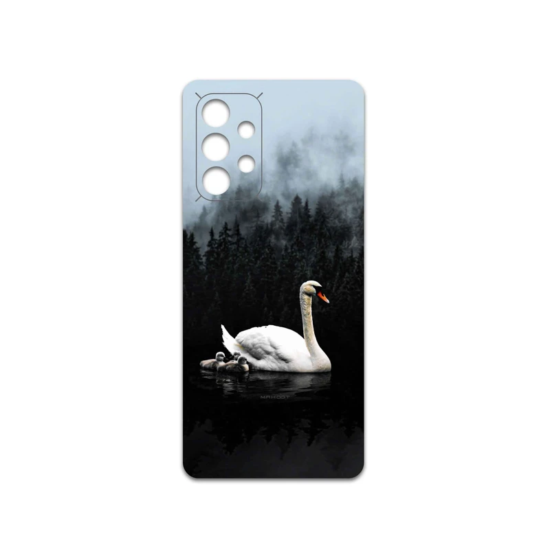 برچسب پوششی ماهوت مدل Swan-Lake مناسب برای گوشی موبایل سامسونگ Galaxy A53 5G
