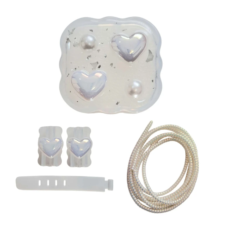 محافظ شارژر دیواری مدل Heart31 مجموعه 5 عددی