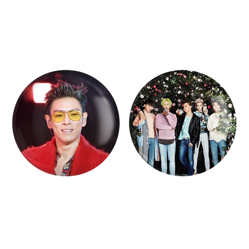 مگنت خندالو طرح تاپ گروه بیگ بنگ کد 1255912557 مجموعه 2 عددی