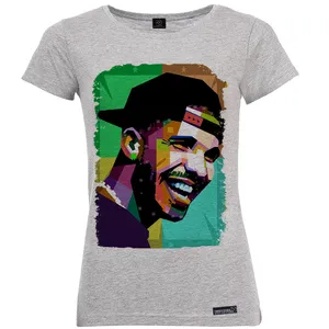 تی شرت آستین کوتاه زنانه 27 مدل Drake کد MH1266