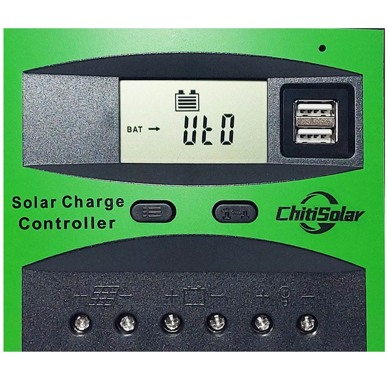 کنترل کننده دیجیتال شارژ خورشیدی چیتی سولار مدل PWM-30A