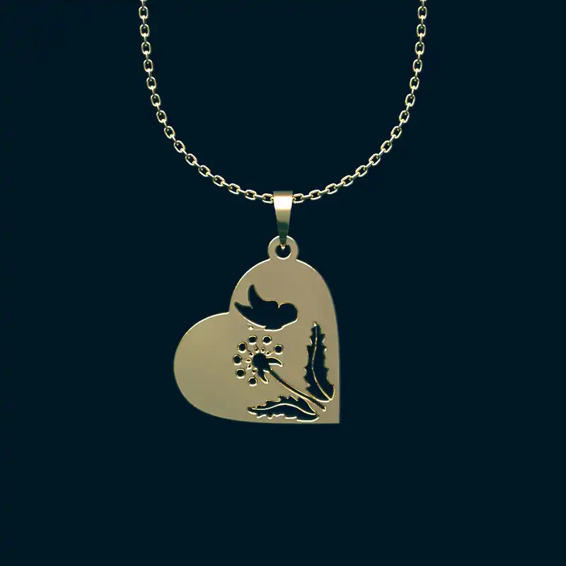 گردنبند طلا 18 عیار زنانه مدوپد مدل هندسی کد CA10532