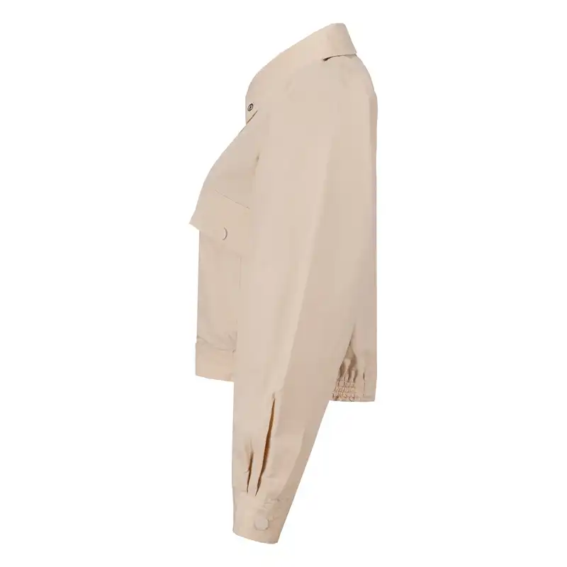 کت زنانه سرژه مدل 228138 رنگ کرم