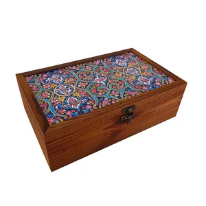 جعبه دمنوش مدل چوبی ترمو E23