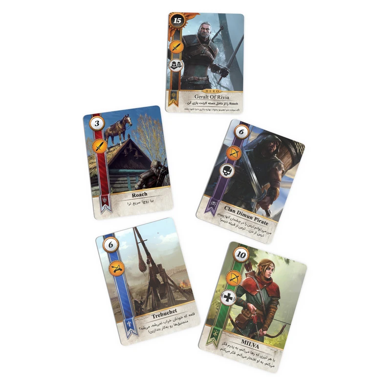 عکس شماره 3 : بازی فکری مانترا مدل ویچر گوئنت witcher gwent مناسب برای سن ۱۲ سال به بالا