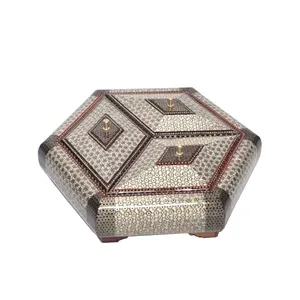 شکلات خوری خاتم کاری چوبی کد AHG1354