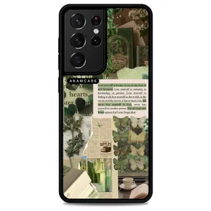AKAM AMC-WSGS21U-GREEN-21 Cover For Samsung Galaxy S21 Ultra