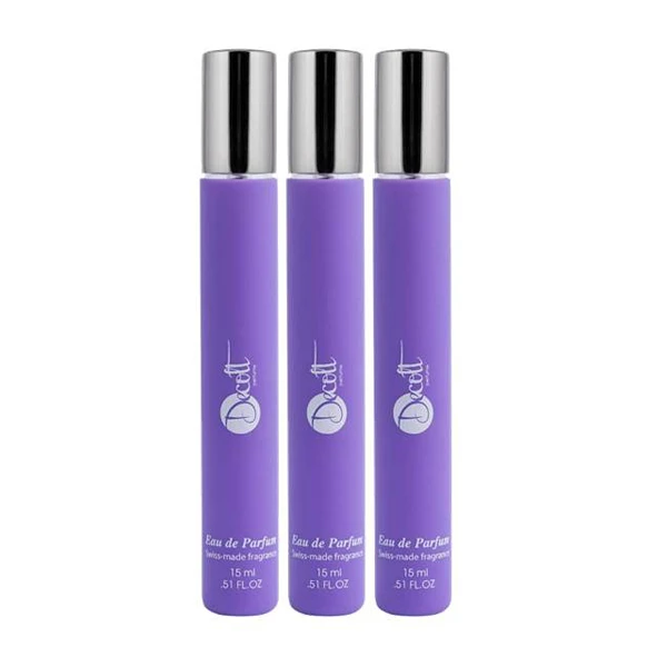 عطر جیبی زنانه دکلت مدل Black Opiuom YSL حجم 15 میلی لیتر مجموعه 3 عددی