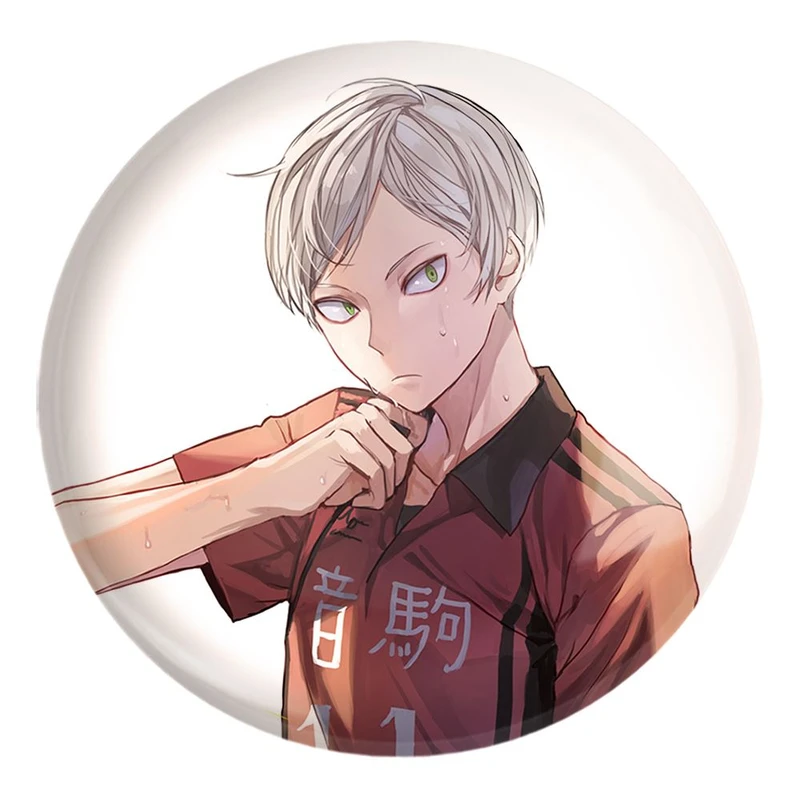 پیکسل خندالو طرح میا اوسامو انیمه هایکیو Haikyu کد 17743 مدل بزرگ