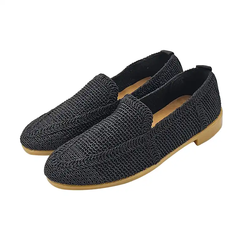 کفش زنانه سیی مدل ترک بافت کد 2086