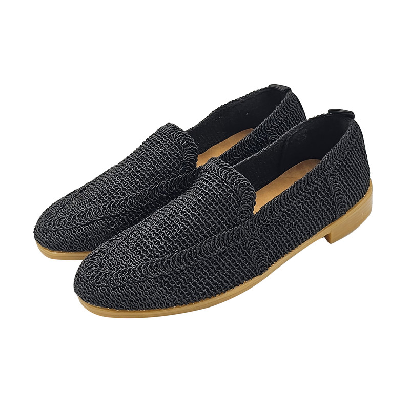 کفش زنانه سیی مدل ترک بافت کد 2086